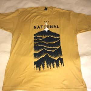 The National Band Tee Golden Yellow